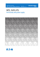 Eaton MTL 9491-PS Instruction Manual