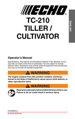 Echo TC-210 21CC Operator's Manual