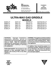 Star Manufacturing International ULTRA-MAX 860T-LP Installation And Operating Instructions Manual