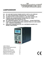 Velleman LABPS3005SM User Manual