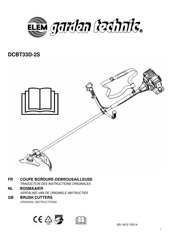 Elem Garden Technic DCBT33D-2S Original Instructions Manual