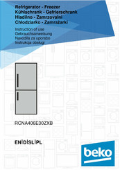 Beko RCNA406E30ZXB Instructions Of Use