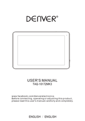 Denver TAQ-10172MK3 User Manual