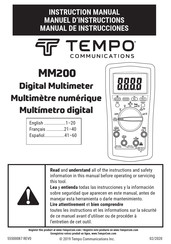 Tempo Communications MM200 Instruction Manual