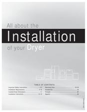 Frigidaire FFSE5115PW Installation Manual