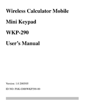 Ortek WKP-290 User Manual
