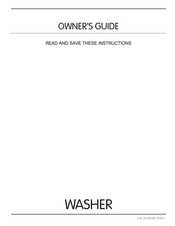 Electrolux GWX433RHS0 Owner's Manual
