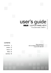 RCA L19HDF10 User Manual