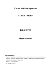 Wistron NeWeb DHUK-SY22 User Manual