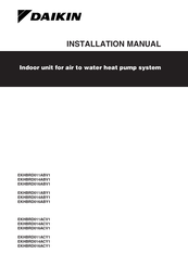 Daikin EKHBRD011ACV1 Installation Manual
