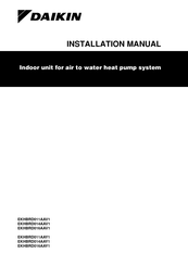 Daikin EKHBRD016AAY1 Installation Manual