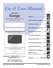 Frigidaire CGLEF379DSE Use & Care Manual