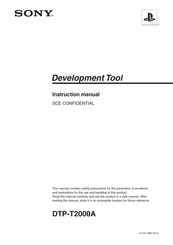 Sony DTP-T2000A Instruction Manual