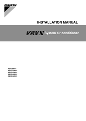 Daikin VRV III REYQ12PY1 Installation Manual