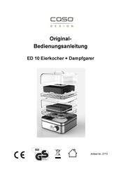 CASO DESIGN ED10 Operating Manual