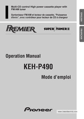 Pioneer KEH-P490 Operation Manual