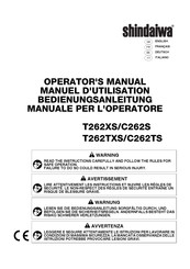 Shindaiwa T262TXS/C262TS Operator's Manual