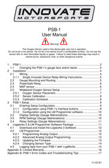 Innovate Motorsports PSB-1 User Manual