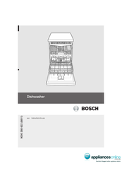 Bosch SMS68M02AU Instructions For Use Manual