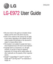 LG LG-E972 User Manual