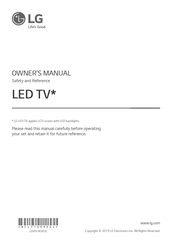 LG 55SM8600PVA.AFUZ Owner's Manual