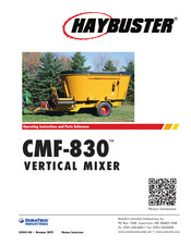 DuraTech Industries HAYBUSTER CMF-830 Operating Instructions And Parts Reference