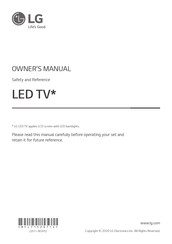 LG 75NANO90VNA.AMF Owner's Manual