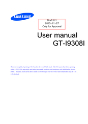 Samsung GT-I9308I User Manual