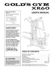 Gold's Gym XR60 User Manual
