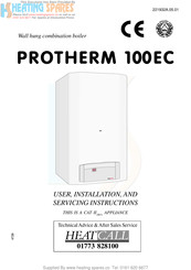 Protherm 100EC User, Installation And Servicing Instructions