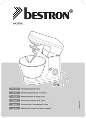 Bestron profi AKM500 Instruction Manual