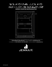 Jenn-Air JUGFR242HM00 Use And Care Manual And Installation Instructions