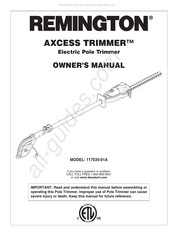Desa AXCESS TRIMMER 117535-01A Owner's Manual