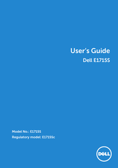 Dell E1715S User Manual