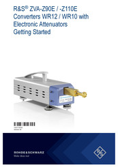 Rohde & Schwarz 1307.7000.40 Getting Started