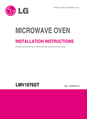 LG LMV1976 Installation Instructions Manual
