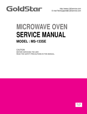 LG GoldStar MS-133SE Service Manual