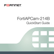 Fortinet FortiAPCam-214B Quick Start Manual