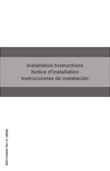 Bosch SHVM98W73N/01 Installation Instructions Manual