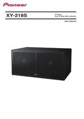 Pioneer XY-218S-W User Manual