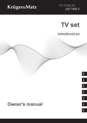 Krüger & Matz KM0250UHD-S4 Owner's Manual