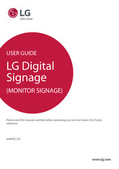 LG 55VH7B-A User Manual