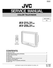 JVC AV-21L31/ME Service Manual