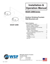 WSF WODF-2WM Series Installation & Operation Manual