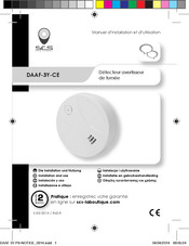 SCS Sentinel DAAF-3Y-CE Installation & Use Manual