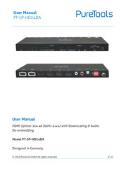 PureTools PT-SP-HD24DA User Manual