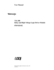 Tektronix 73A-308 User Manual