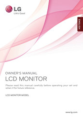 LG E2011PX Owner's Manual