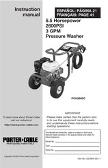 Porter-Cable PCH2600C Instruction Manual