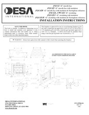 Desa VC421 Installation Instructions Manual